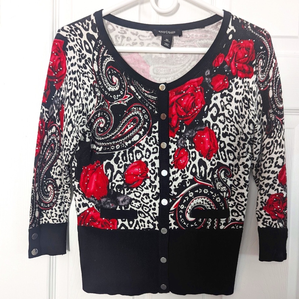 White House Black Market (WHBM) 3/4 Sleeve Cardigan size XS